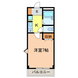 クレアール西川の物件間取画像